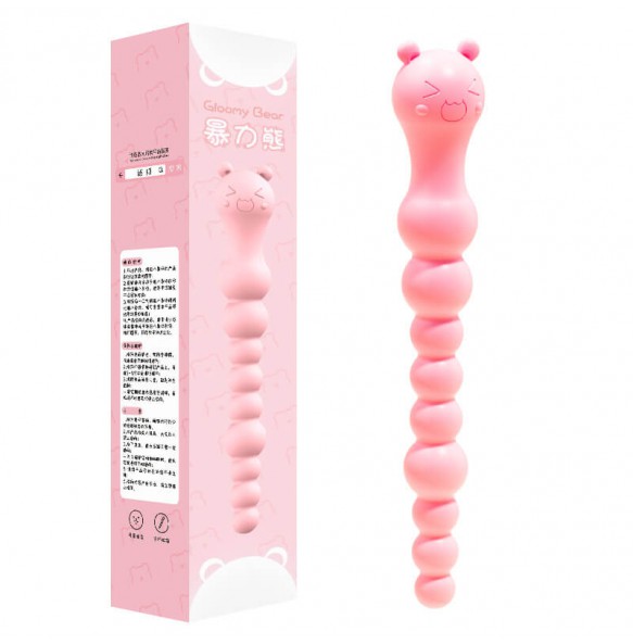 MizzZee - Violent Bear Anal Beads (Pink)